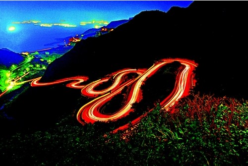 夜景，水金九地區礦山秘境