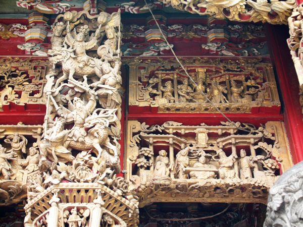 清水祖師廟墻壁雕刻