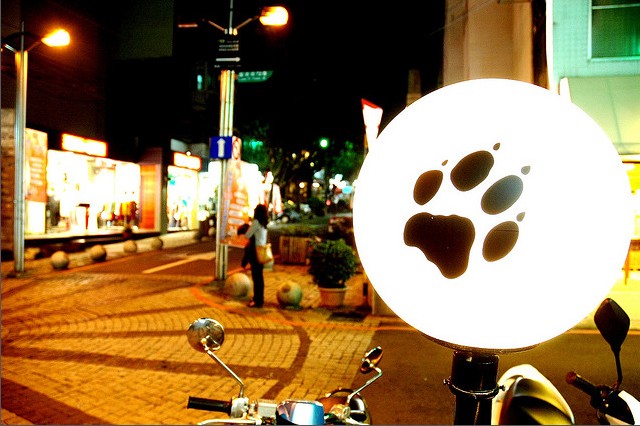 東海國際藝術街夜景