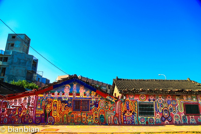 彩虹眷村藍色天空